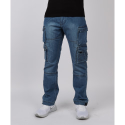 Lorenzo Cargohose MidBlue W40 L34